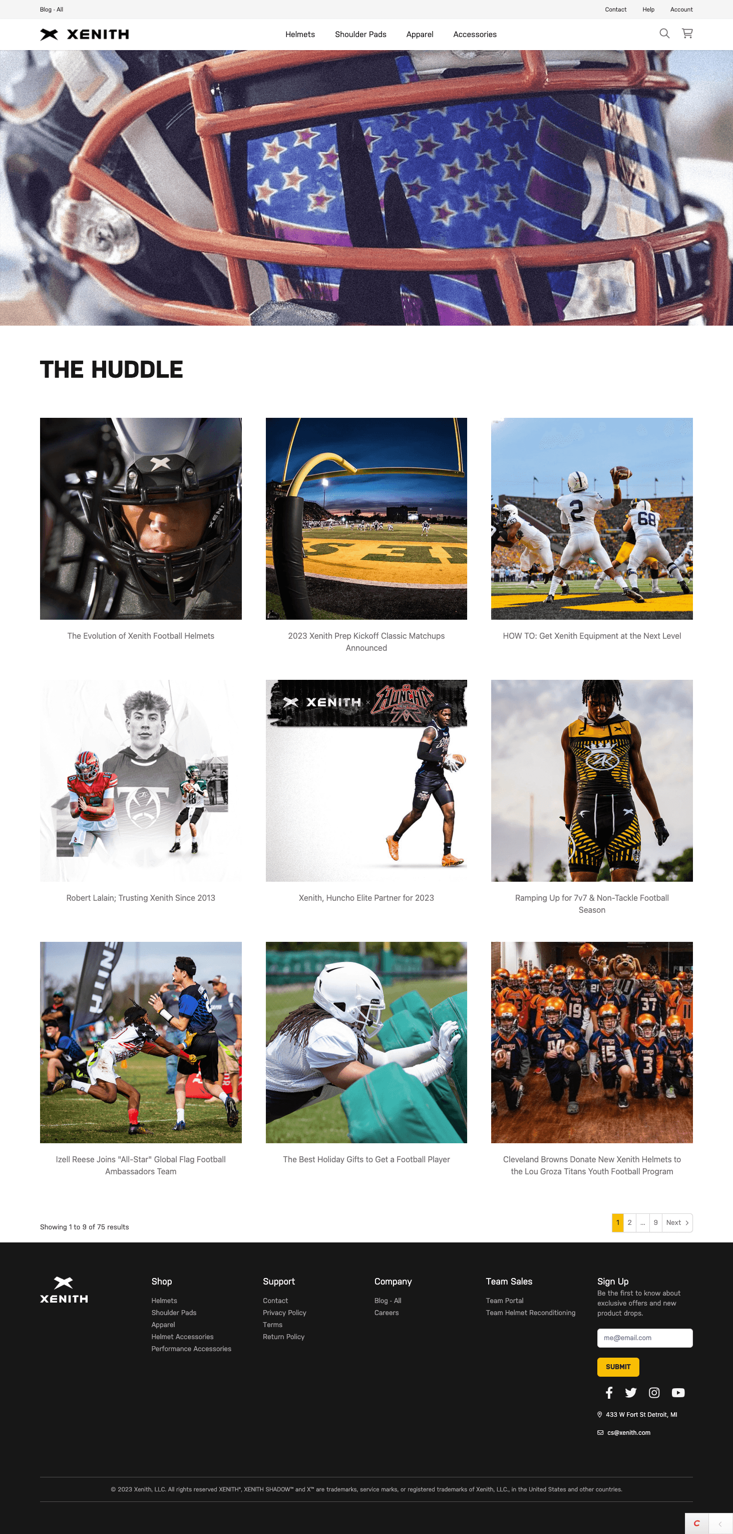 blog gallery template